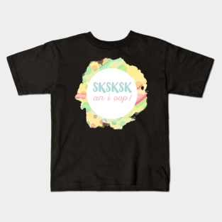 An I Oop Vintage Retro Beachy Vibes Pastel SKSKSK Gifts for Girls Teens Kids T-Shirt